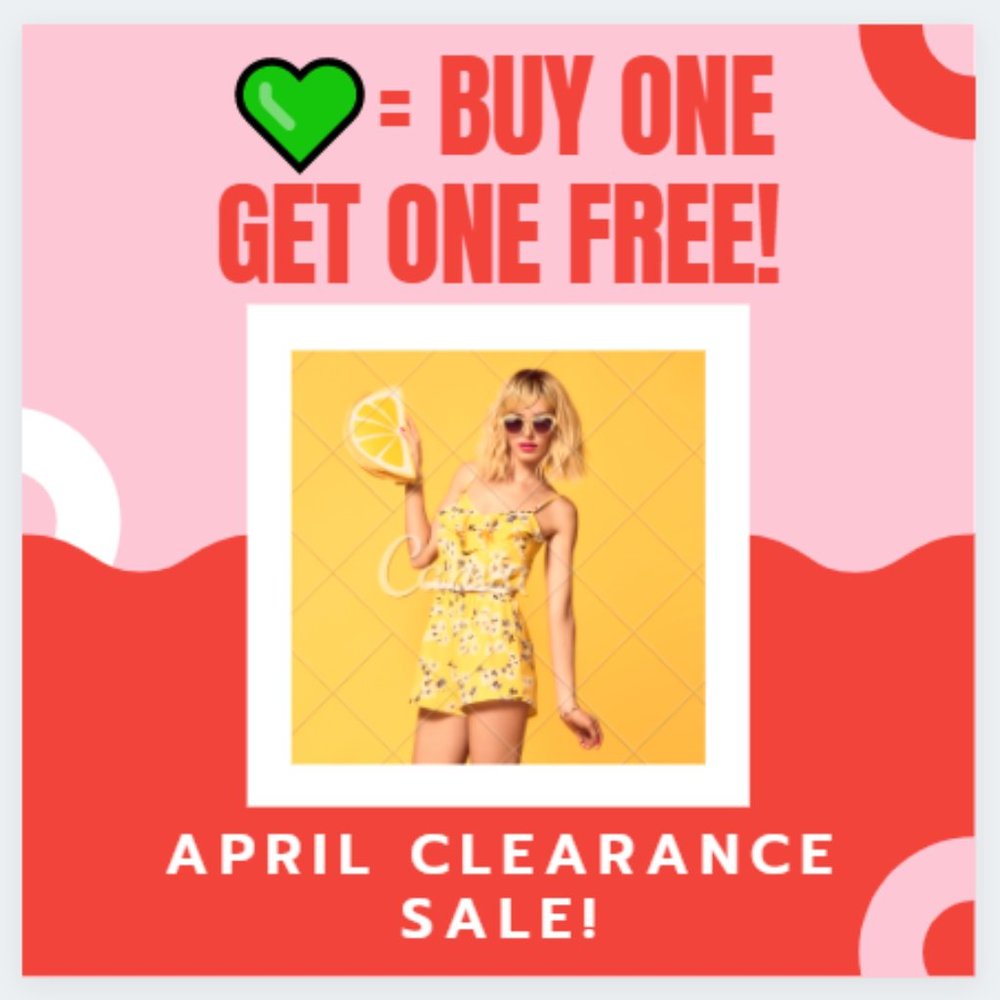APRIL CLOSET CLEARANCE-REASONABLE OFFERS ACCEPTED!